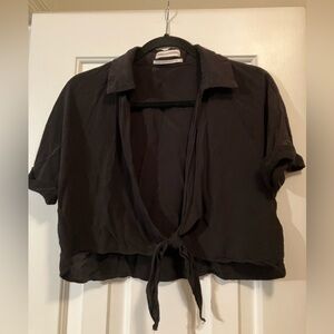 Urban Outfitters Tie Front Crop Top